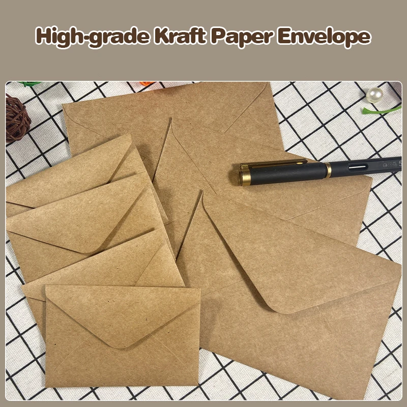50 peças de envelopes de papel - Letter Envelope Kraft avaliação e preço