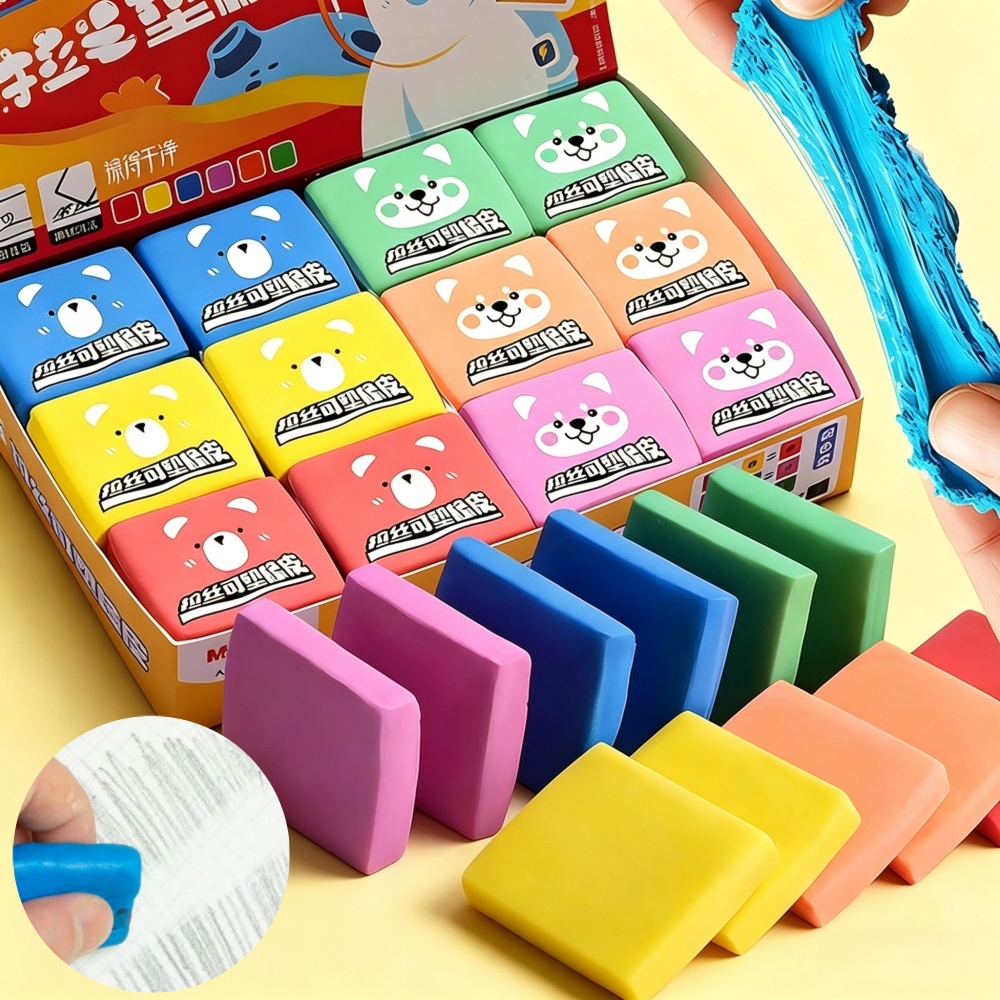 Borracha Colorida M&G para Des - Rubber Eraser Kneaded avaliação e preço
